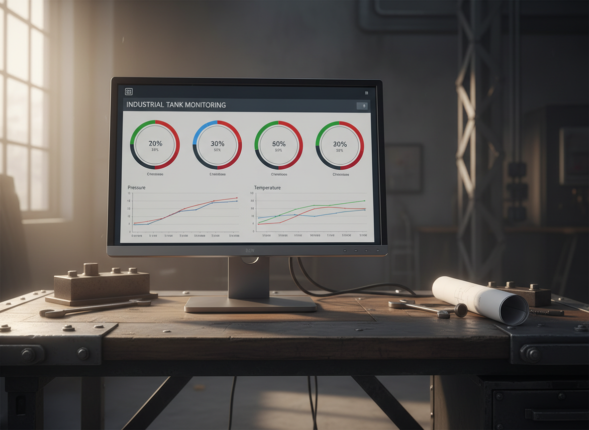 OilView Cloud Dashboard — Füllstandsdaten in Echtzeit