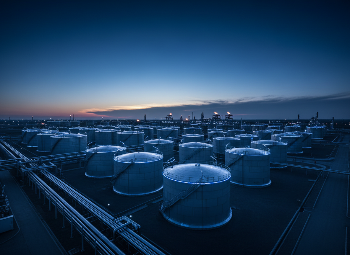 Industrielles Tanklager — TECSON Messtechnik